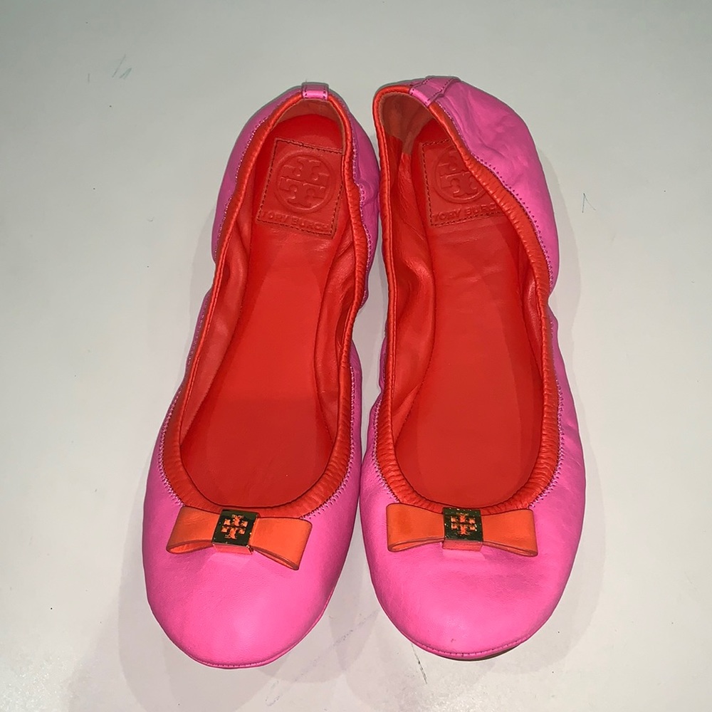 Tory Burch Eddie Bow Flats. Women’s size 9.5